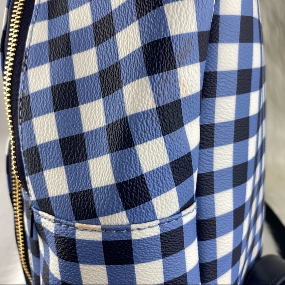 KATE SPADE HYDE LANE GINGHAM LEATHER BACKPACK HARTLEY main image 4